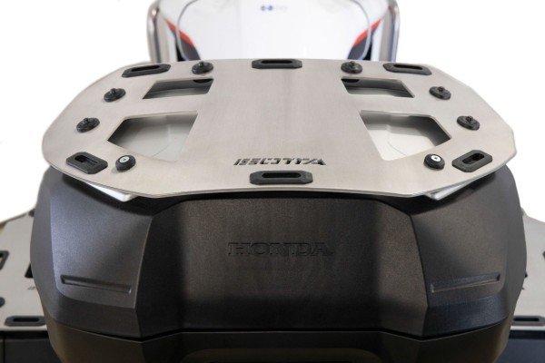 Gepäckträger für Topcase Honda XL 750 Transalp /NT 1100 /ADV 750 /NC 750 X, Alu gebürstet, poliert