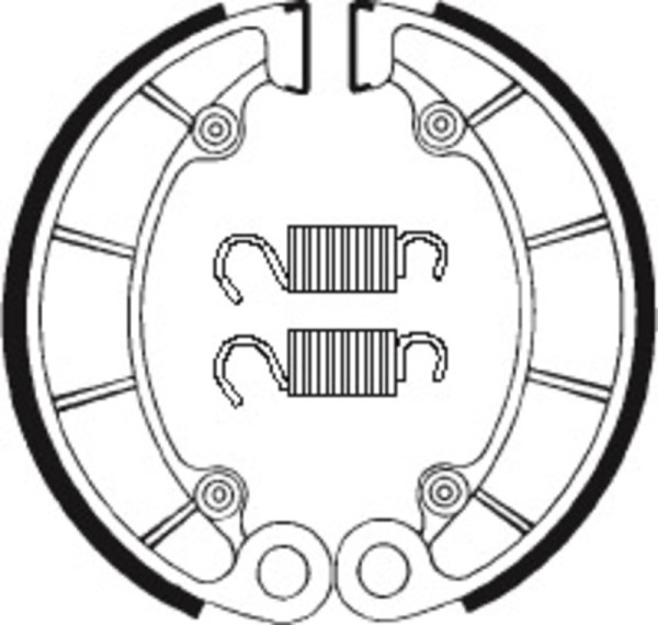 Tecnium Street/ATV Organische Bremsbacken - BA046