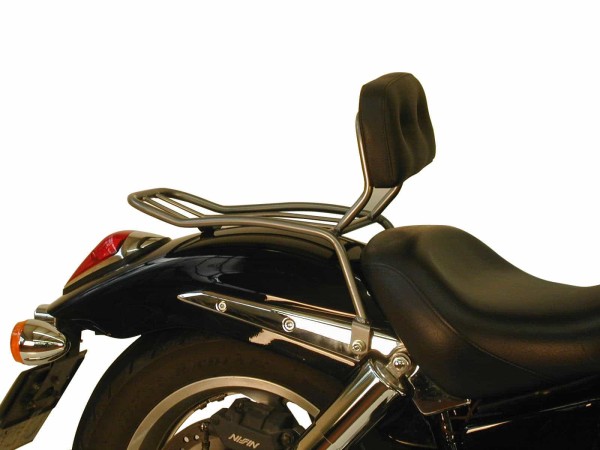 Solorack mit Rückenlehne chrom für Honda VTX 1800 (01-06) Hepco & Becker