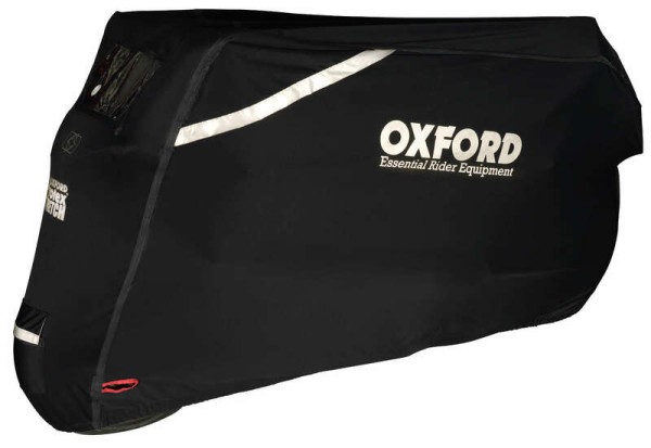 Oxford Outdoor Abdeckplane Protex Stretch Schwarz - Motorrad / Scooter - M