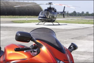 Touring Scheibe, Getönt für Suzuki GSX1300R Hayabusa BJ. 2008-2012/ GSX1300R Hayabusa BJ. 2013-2017