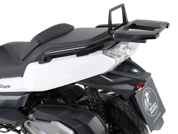 Alurack Topcaseträger schwarz für BMW C 400 GT (19-24) Hepco & Becker