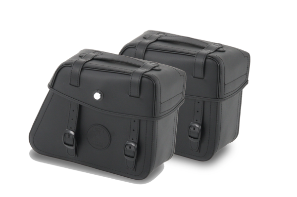 Ledertaschen Rugged C-Bow 24 Liter Schwarz für C-Bow Satteltaschenhalter Hepco & Becker