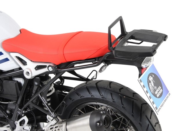 Alurack Topcase-Träger schwarz für BMW R nineT Urban G/S (17-23) Hepco & Becker