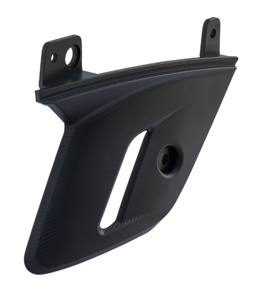 Gabelverkleidung für Vespa GTS/​GTS Super 125/​300ccm (`22-), Alu, schwarz matt eloxiert