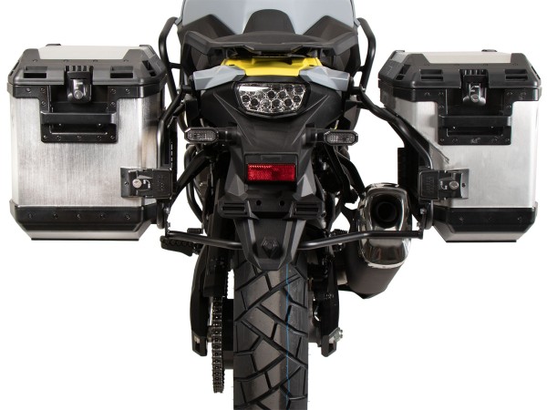 Seitenkofferset silber für Suzuki V-Strom 800 (24-) Hepco & Becker