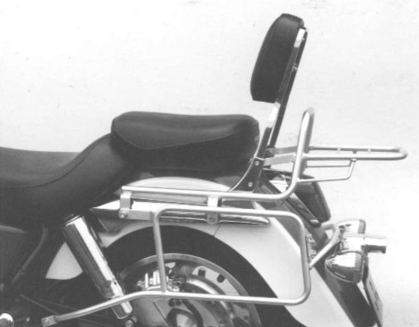 Seitenkofferträger festverschraubt chrom für Honda F6C Custom (97-03) Hepco & Becker