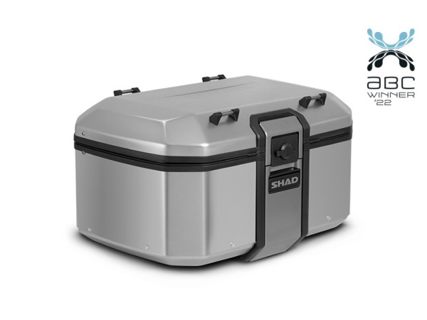 Shad Top Case TR55 ohne Halteplatte, Aluminium silber, 55l