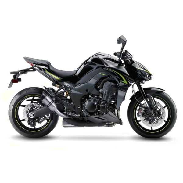 LeoVince Auspuffanlage LV Pro für Kawasaki Z 1000 /SX, Edelstahl silber, slip on, E-Gutachten