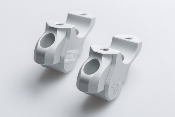 SW-Motech Lenkerverlegung, silber, H=32 mm, Verlegung um 25 mm für BMW S 1000 XR
