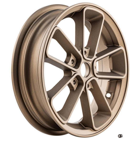 Felge vorne/hinten 12" für Vespa GTS/​GTS Super/​GTV/​GT 60/​GT/​GT L 125-300ccm, bronze matt