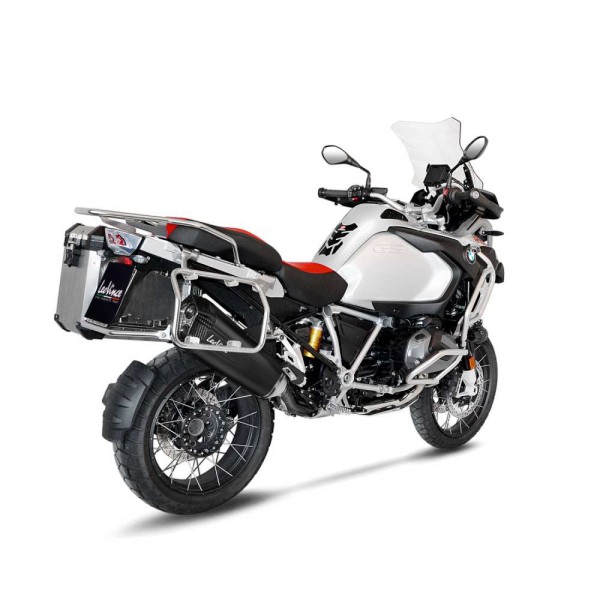 LeoVince Auspuffanlage LV-12 für BMW R 1200 /1250 GS /Adventure, schwarz, slip on, E-Gutachten