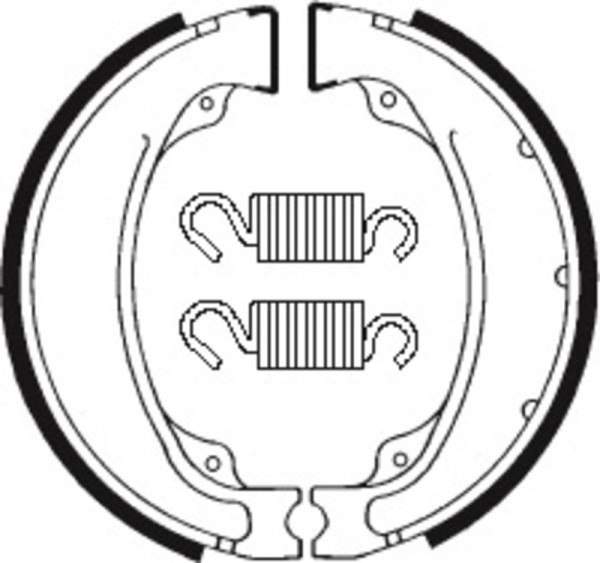 Tecnium Street/ATV Organische Bremsbacken - BA055