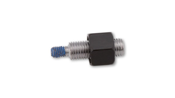 HIGHSIDER pro Spiegeladapter Schwarz M10 x 1,25 mm auf M6 (1Stck)
