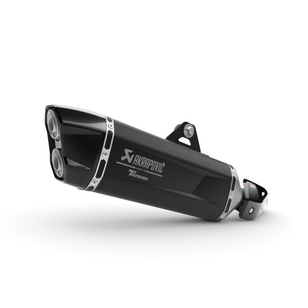 Akrapovic Slip-on-Schalldämpfer schwarz für Yamaha XTZ 700 Tenere World Raid (26-)