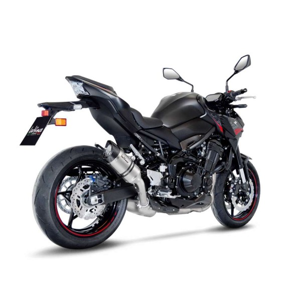 LeoVince Auspuffanlage LV Pro für Kawasaki Z 900, Edelstahl silber, slip on, E-Gutachten