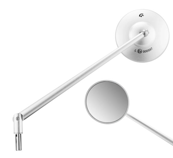 Standard Spiegel links oder rechts für Vespa ​PX 125-200ccm, aluminium matt