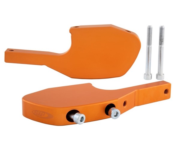Fußrastenadapter Sozius für Vespa GTS/​GTS Super/​GTV/​GT 60/​GT/​GT L 125-300ccm, orange matt
