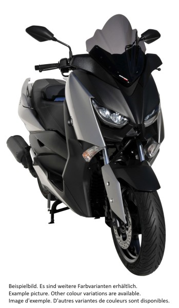 Windschild ERMAX Hypersport H 390 mm für Yamaha X-MAX 125, getönt