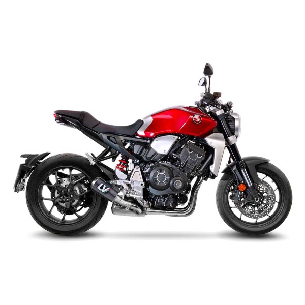 LeoVince Auspuffanlage LV 10 für Honda CB 1000 R, Carbon, slip on, Euro4+5, E-Gutachten