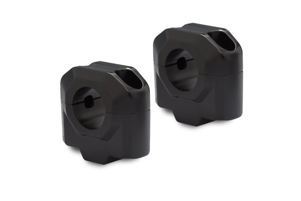 SW-Motech Lenkererhöhung, schwarz für Ø 28 mm Lenker, H=30 mm für Yamaha Ténéré 700
