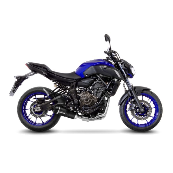 LeoVince Komplettanlage LV One Evo für Yamaha MT-07 /Tracer 700 /XSR 700, schwarz, E-Gutachten