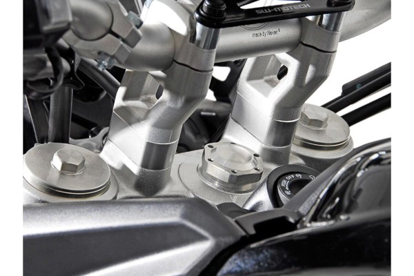 SW-Motech Lenkererhöhung, silber, H=20 mm für Triumph Tiger 800