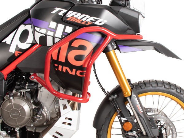Tankschutzbügel rot für Aprilia Tuareg 660 Rally (25-) Hepco & Becker