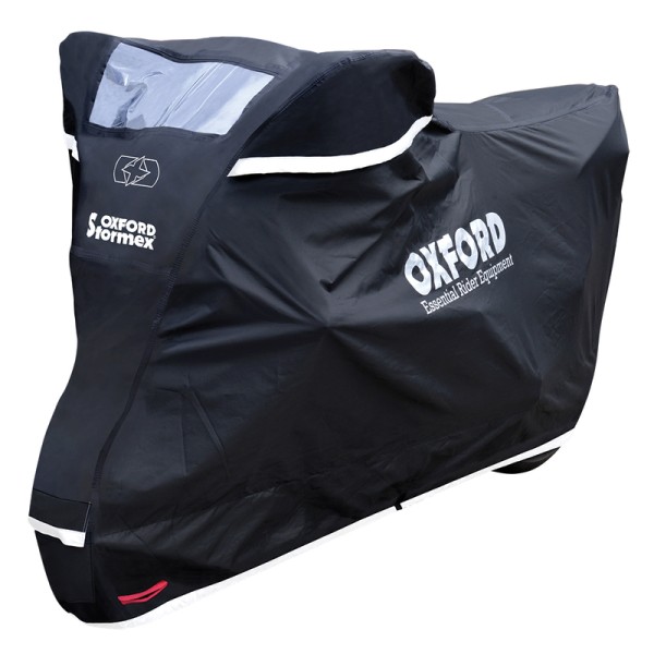 Oxford Outdoor Abdeckplane Stormex Schwarz - Motorrad / Scooter - M