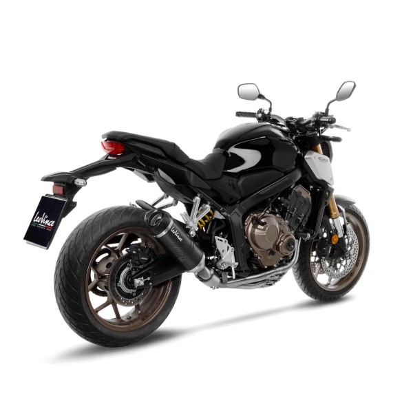 LeoVince Komplettanlage LV One Evo für Honda CB 650 RA Neo Sports Cafe, Carbon, E-Gutachten