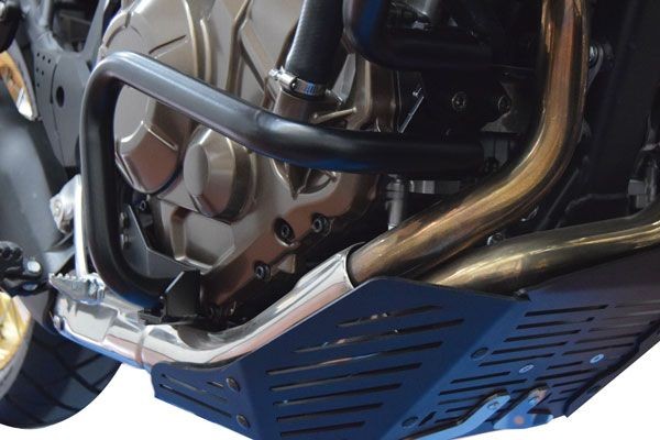Sturzbügel unten für Honda CRF 1000 L Africa Twin, schwarz, Paar