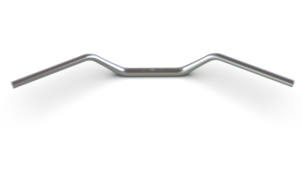 LSL X-Bar Alu-Lenker Flat Track X14, 1 1/8 Zoll, silber perlgestrahlt