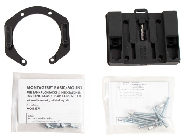 Tankring Basic inkl. Tankrucksackverschlusseinheit für BMW HP2 /Enduro/Megamoto (05-08)