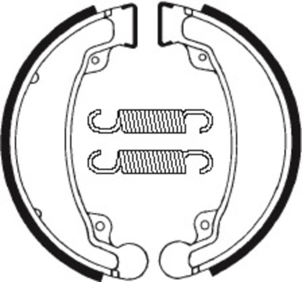 Tecnium Scooter/Street/ATV Organische Bremsbacken - BA069