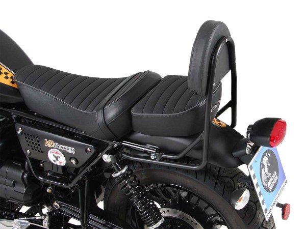 Sissybar schwarz ohne Gepäckträger für Moto Guzzi V9 Bobber/Special Edition (21-) Hepco & Becker
