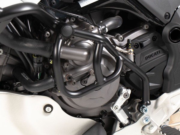 Zusatzbügel schwarz, einseitig links für Ducati Desert X Rally (24-) Hepco & Becker