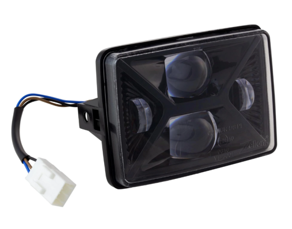 Scheinwerfer ZELIONI LED trapezförmig für Vespa S 50-150ccm