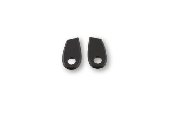 HIGHSIDER pro Montageplatten Indy Spacer Aluminium Schwarz, Für BMW