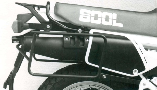 Seitenkofferträger festverschraubt schwarz für Honda XL 600 LM (85-88) Hepco & Becker