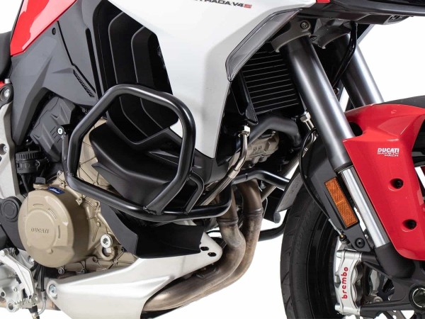 Motorschutzbügel schwarz für Ducati Multistrada V4/S/S Sport/Pikes Peak (21-24) /Rally (23-24)