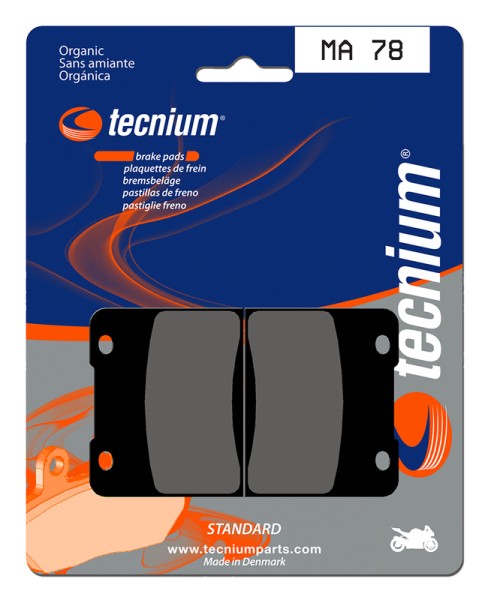 Tecnium Street Organische Bremsbeläge - MA78