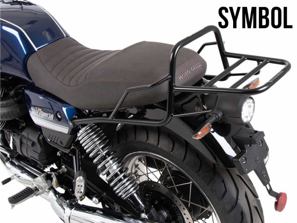 Rohrgepäckbrücke Topcase-Träger chrom für Moto Guzzi V7 850 Special (25-) Hepco & Becker