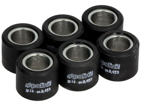 Polini Variatorrollensatz, 20x17 mm, 14,0 g, Stück: 6