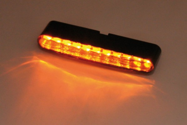 HIGHSIDER Pro Stripe LED Indicator-Module Gehäuse / Linse Rauchgrau (Paar), Vorn & Hinten