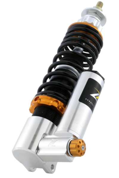 Stoßdämpfer vorne für Vespa GTS/​GTS Super/​GTV/​GT 60/​GT/​GT L, silber/orange