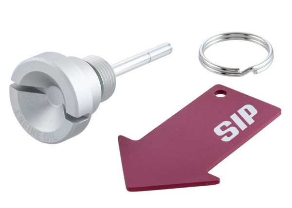 Öleinfüllschraube Motoröl für Vespa, silber matt