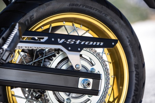 Kettenschutz Aluminium für Suzuki V-Strom 650 BJ. 2017