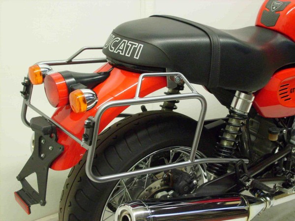 Seitenkofferträger festverschraubt schwarz für Ducati GT 1000 (07-10) Hepco & Becker