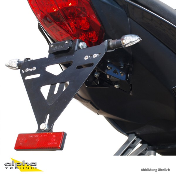 alpha Technik Kennzeichenhalter Triumph Street Triple,R; Typ L67LR; Modelljahr 2013-