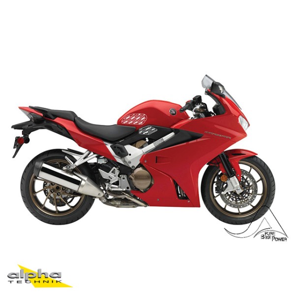 Stompgrip schwarz, Volcano, für Honda VFR800F, 2014-2015